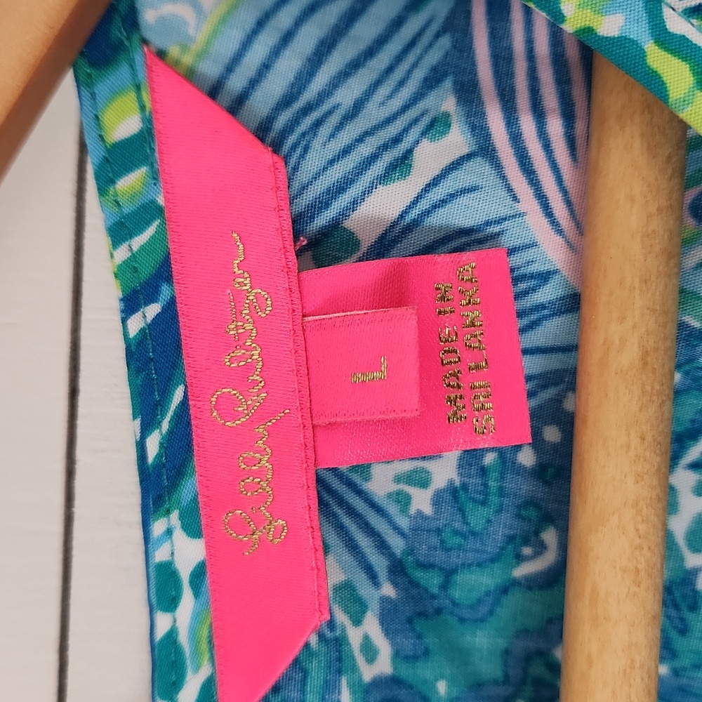 Lilly Pulitzer Lynnley Top in Cocktail Cabanna - Picture 3 of 6